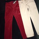 Polo By Ralph Lauren Bottoms | 2 Pairs Of Ralph Lauren Denim Jeans (Boys Size 8) | Color: Cream/Red | Size: 8b
