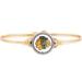 Women's Luca + Danni Chicago Blackhawks Brass Tone Bangle Bracelet