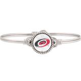 Women's Luca + Danni Carolina Hurricanes Silver Bangle Bracelet