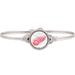 Women's Luca + Danni Detroit Red Wings Silver Bangle Bracelet
