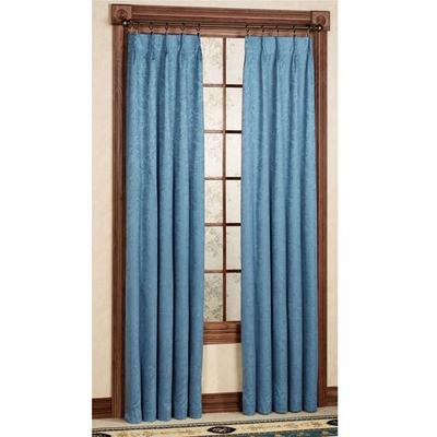 Gabrielle Wide Pinch Pleat Curtain Pair, 96 x 84, Crimson