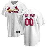 Men's Nike White St. Louis Cardinals Home Replica Custom Jersey