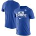 Men's Nike Royal Air Force Falcons Baseball Legend Slim Fit Performance T-Shirt