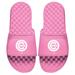 Women's ISlide Pink Chicago Cubs Primary Logo Slide Sandals