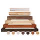 Hasena Wood-Line Massivholz Premium 18 Bettrahmen 90x210 cm / Buche schoko, lackiert