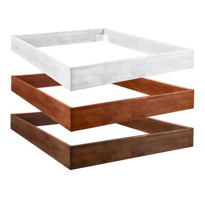 Hasena Wood-Line Massivholz Premium 23 Bettrahmen 180x200 cm / Buche weiss lasiert, lackiert