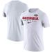 Men's Nike White Georgia Bulldogs Baseball Legend Slim Fit Performance T-Shirt