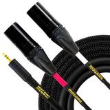 Mogami Gold 3.5mm TRS Male to Dual XLR Male Y-Cable (6') GOLD352XLRM06