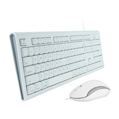 Macally Full Size USB Keyboard and Optical Mouse Combo for Mac QKEYCOMBO