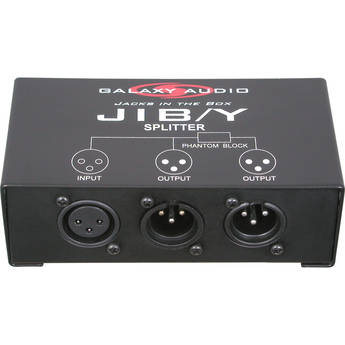 Galaxy Audio JIB/Y Jack In The Box Microphone Splitter JIB/Y