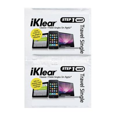 iKlear Wet Cleaner/Polisher Travel Singles (100-Pack) IK-TS50-ECO