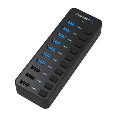 Sabrent 7-Port USB 3.0 Hub with 3 Smart Charging Ports - [Site discount] HB-B7C3