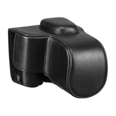 MegaGear Ever Ready PU Leather Case and Strap for Nikon D3500 (Black) MG1535