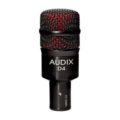 Audix D4 Hypercardioid Dynamic Drum and Instrument Microphone D4