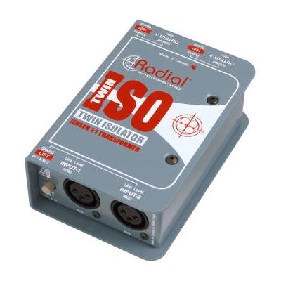 Radial Engineering Twin-Iso - Two Channel Balanced Line Isolator with Jensen Transformers R800 1024