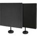 Auralex DeskMAX Stand-Mounted Acoustic Panels (Charcoal, Set of 2) DESKMAXCHA