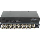 Shinybow SB-3706BNC 1 x 8 Composite Video Distribution Amplifier SB-3706BNC