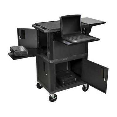 Luxor WTPSCE Ultimate Video Presentation Station with 2 Cabinets (Black) WTPSCE