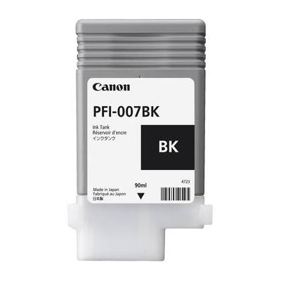 Canon PFI-007BK Black Ink Tank (90mL) 2143C001AA