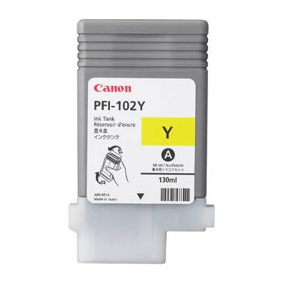 Canon PFI-102Y Yellow Ink Tank (130 ml) 0898B001AA