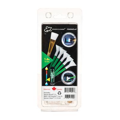 VisibleDust EZ Sensor Cleaning Kit PLUS with Sensor Clean, 5 Green 1.6x Vswabs and Sens 12300372