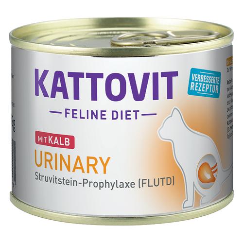 24 x 185 g Urinary - Kalb Kattovit Katzenfutter nass