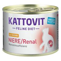 12 x 185 g Huhn Niere/Renal Kattovit Katzen-Nahrungsergänzung