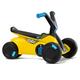 Berg GO² 2in1 Rutschauto, Rutscher und Laufrad, Kinderrutscher, Kinderauto mit Ausklappbare Pedale, Pedal-Gokart, Kinderspielzeug geeignet für Kinder im Alter von 10-30 Monaten, Gelb