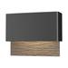 Hubbardton Forge Stratum Outdoor Wall Light - 302630-1001