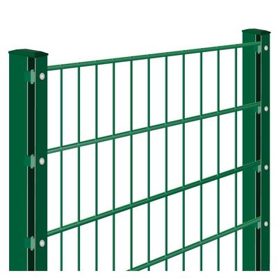 Doppelstabmattenzaun Rundum-sorglos-Paket Moosgrün, Abdeckleiste, 10 m,1430 mm,8/6/8 mm,gerade Image