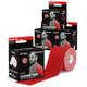 Kintex 4 Rollen Kinesiologie Tape Classic, 5 cm x 5 m, hautfreundliches & wasserfestes Kinesiologie Tape, Physio Tape, für Sport & Physiotherapie (Rot)