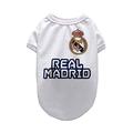 Real Madrid CF T-Shirt für Hunde oder Katze, Größe XL, offizielles Produkt (CyP Brands)