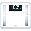 Beurer BF410 Signature Line Body Analysis Scale Bathroom Scale - White | Precise full-body analysis | BMI calculation | XXL standing area | XXL digital display | 200kg weight capacity