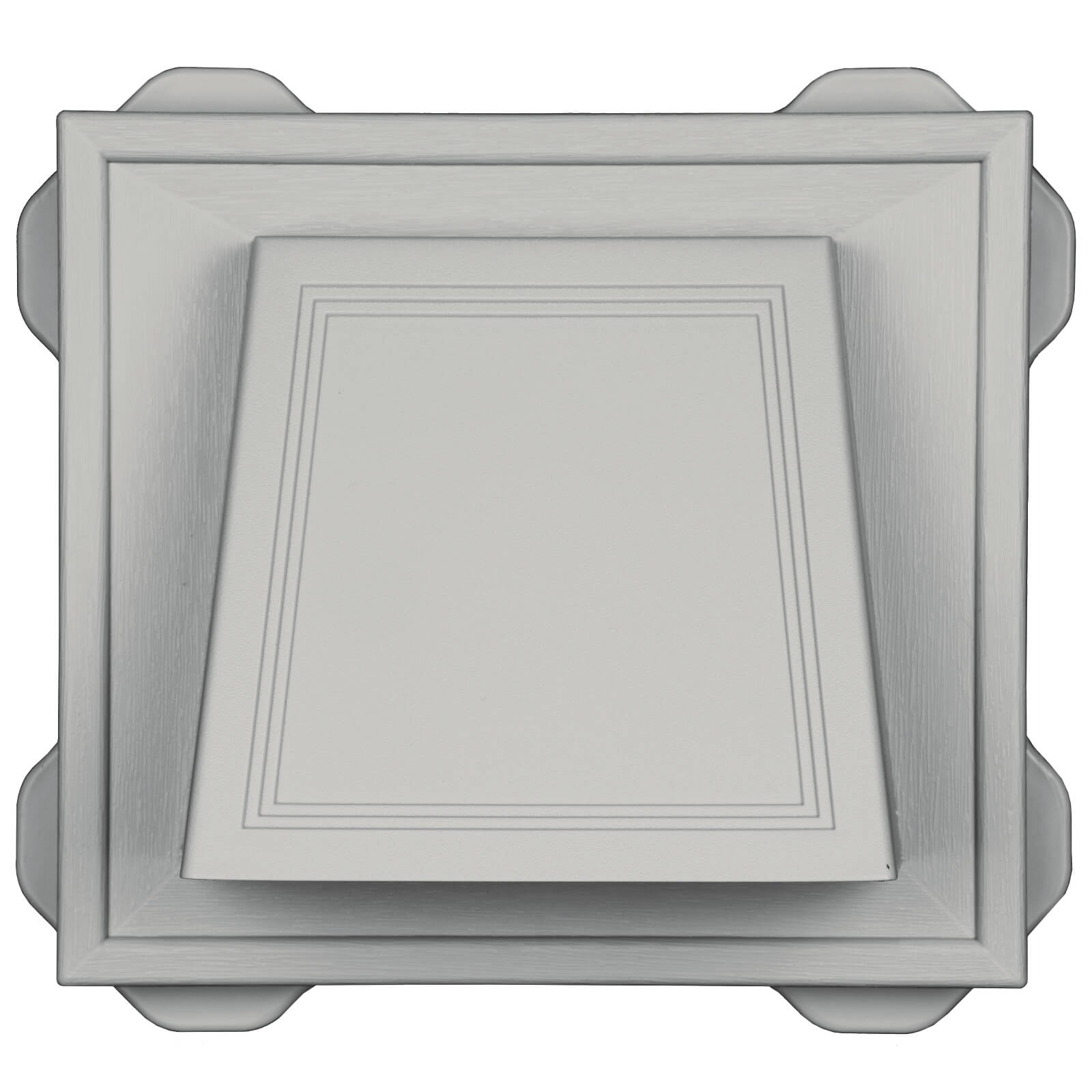 Mid America Hooded Vents For Insulated Siding Special Order 4 Inch Vent - 030 Paintable - Box of 4