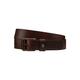 NIXON Americana Leather Belt - Dark Brown - Medium