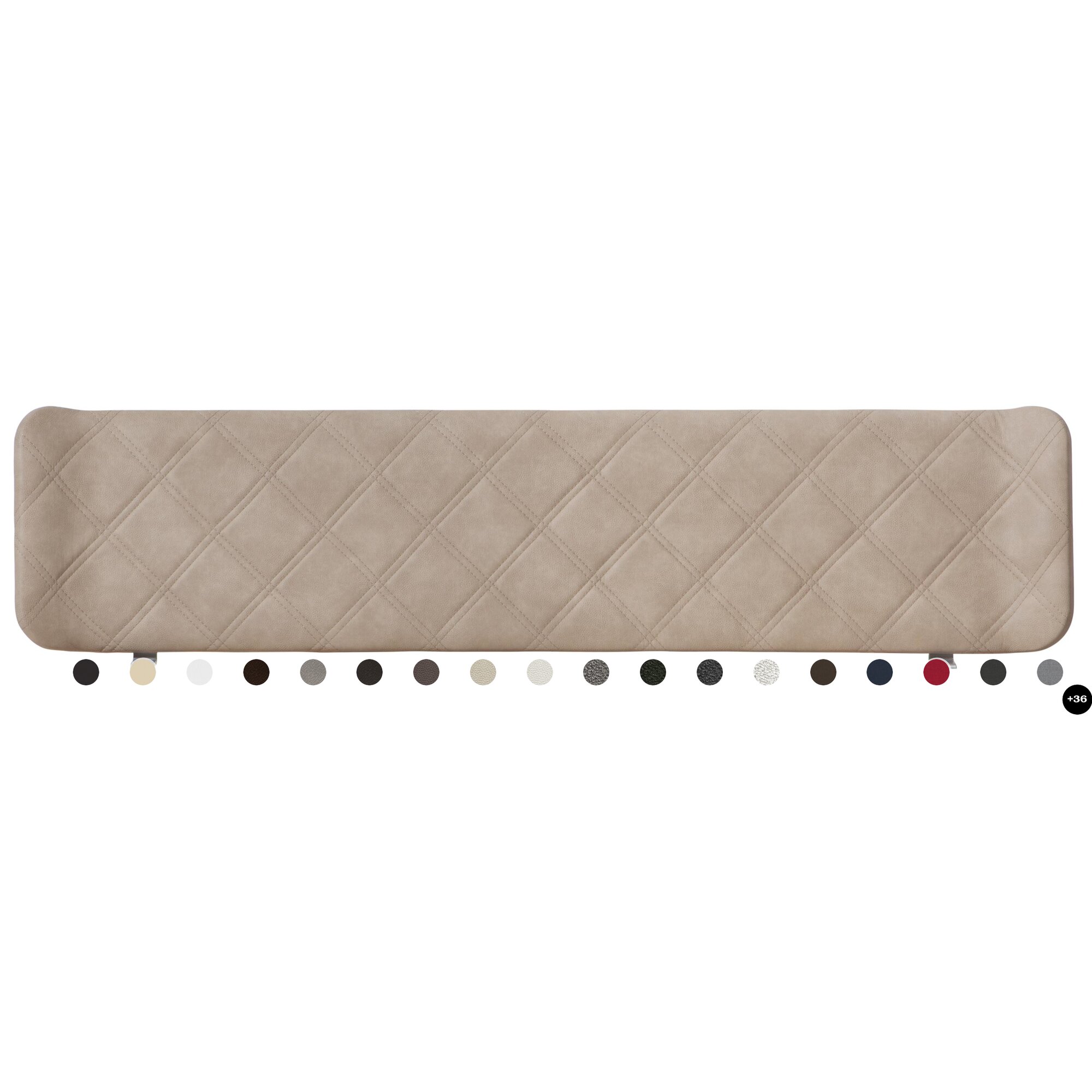 Hasena Kopfteil Gabo 100 cm / PK3 Kitana 601 nougat Image