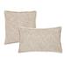 Grayton Slubby Fringed Pillow Cover - Natural, 22" x 22" - Ballard Designs Natural 22" x 22" - Ballard Designs