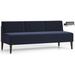Luxe 3-Seat Armless Sofa in Standard Fabric/Vinyl