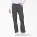 Dickies Women's Eds Signature Flare Leg Cargo Scrub Pants - Pewter Gray Size S (86206)