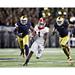 Sony Michel Georgia Bulldogs Unsigned Break Away Photograph