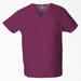 Dickies Eds Signature V-Neck Scrub Top - Wine Size L (83706)