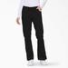 Dickies Women's Eds Signature Flare Leg Cargo Scrub Pants - Black Size 2Xl (86206)