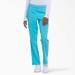 Dickies Women's Eds Essentials Tapered Leg Cargo Scrub Pants - Turquoise Size L (DK005)