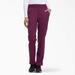 Dickies Women's Eds Essentials Cargo Scrub Pants - Wine Size L (DK005)