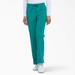 Dickies Women's Eds Essentials Contemporary Fit Scrub Pants - Teal Size XL (DK010)