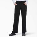 Dickies Women's Eds Essentials Drawstring Scrub Pants - Black Size XS (DK010)