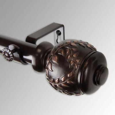 Cornelia Single Decorative Curtain Rod Set, 66