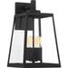 Nuvo Lighting 66583 - 4 Light Matte Black Clear Glass Shade Wall Lantern (HALIFAX 4 LT LARGE LANTERN)