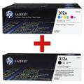 Druckkassetten-Set »HP CF440AM« HP 312A inkl. Druckkassette »HP CF380A« 312A blau, HP