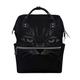 BKEOY Backpack Diaper Bag Black Cat Diaper Bag Multifunction Travel Daypack for Mommy Mom Dad Unisex